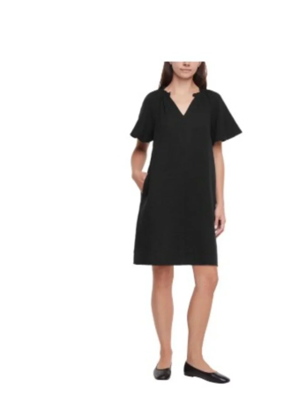 women's dresses gap Long Sleeve Straight silhouette with an easy fit $69 Women's Gap Dress GapFit